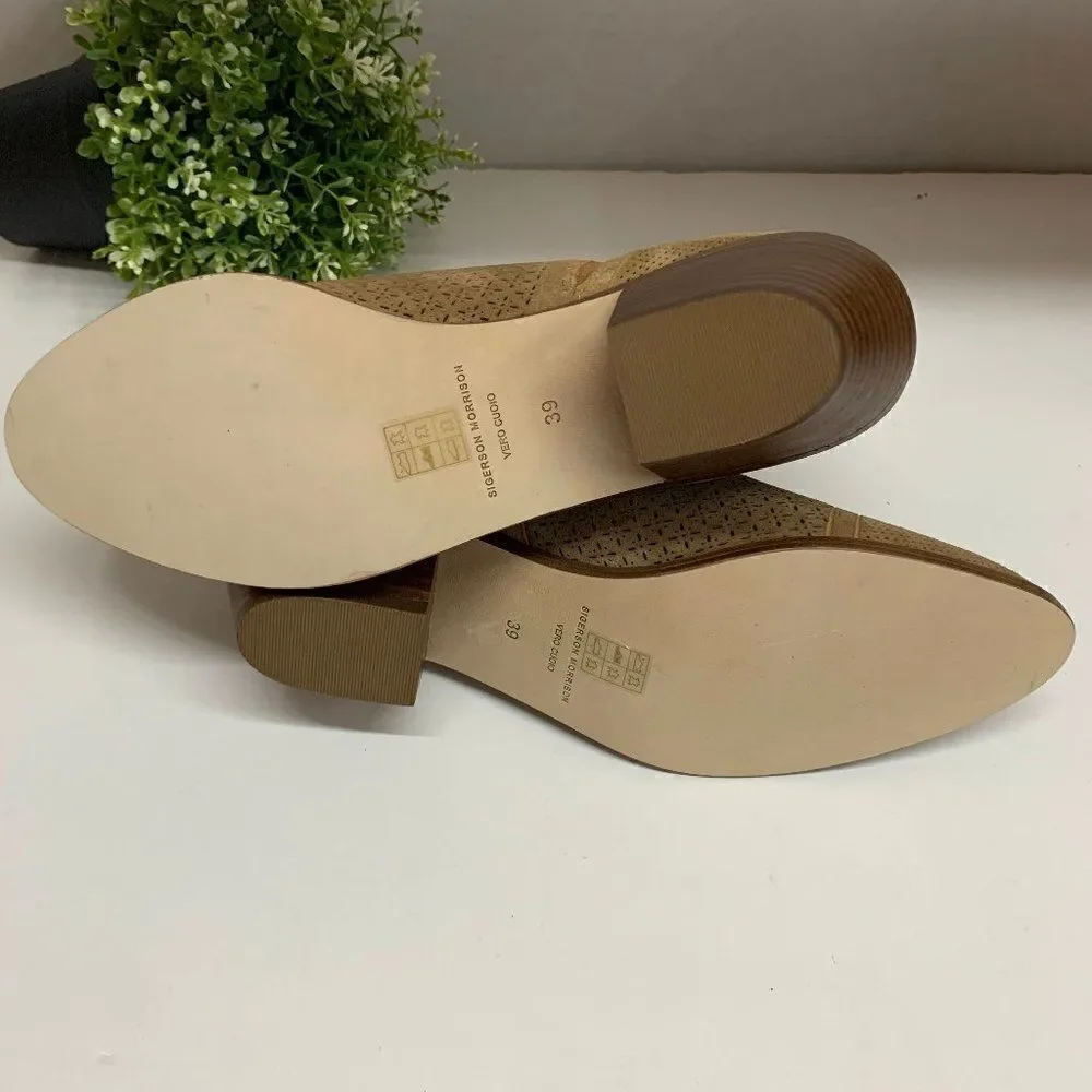 $350 Sigerson Morrison Belle Ankle Boot Terra Suede 37EU 7US